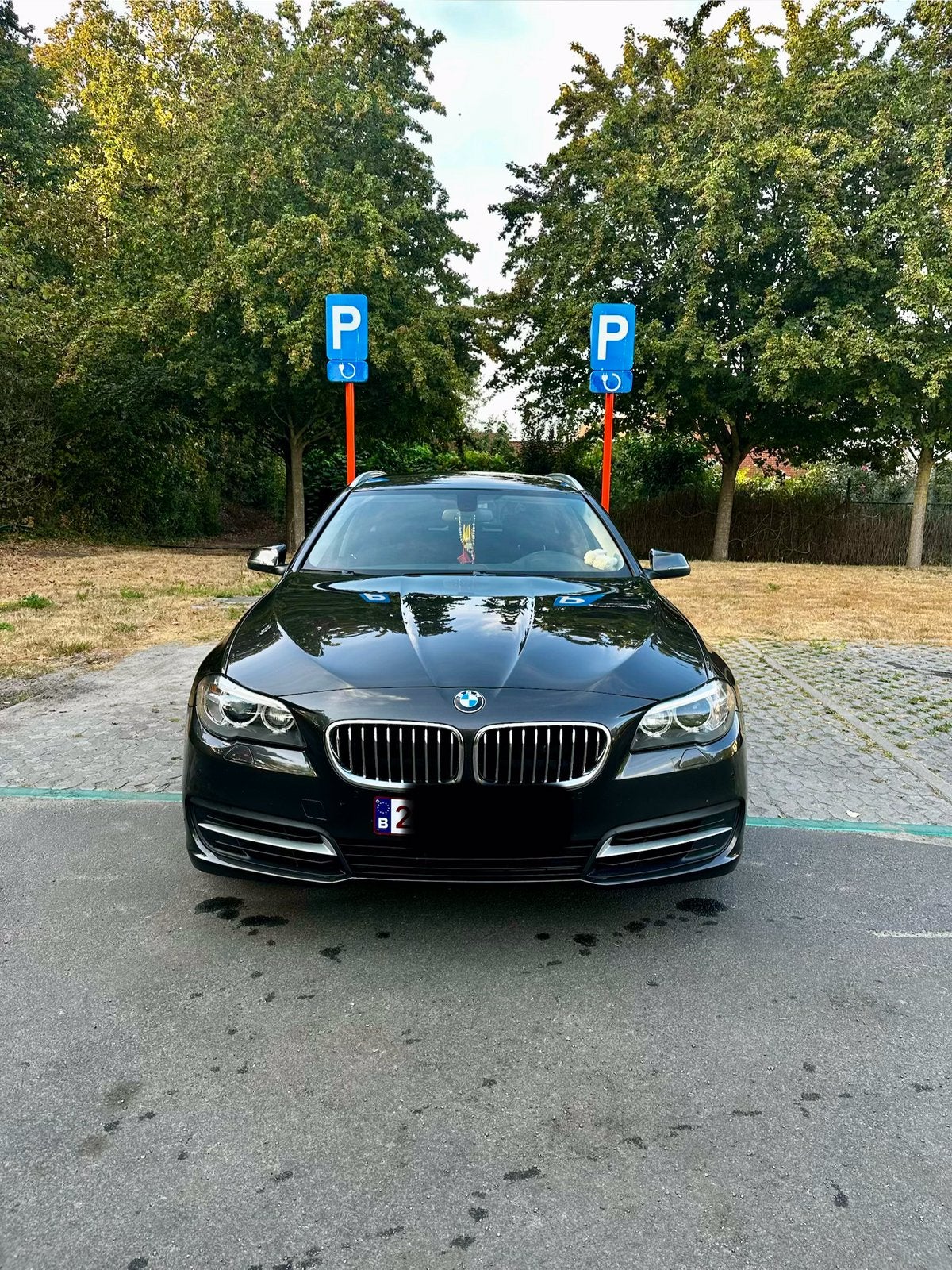 BMW 520d, Autos, BMW, Cuir, Euro 6, Noir, Automatique