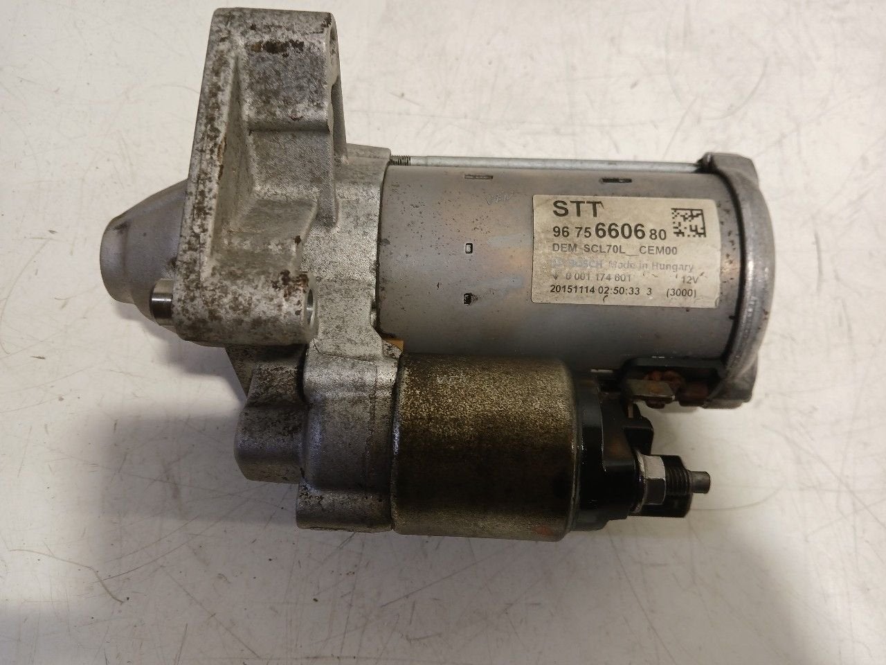 Startmotor Peugeot Partner, Onderdelen@venauto.nl, Van der Ven Autorecycling B.V., Gebruikt, Ettenseweg 76, 4706 PB Roosendaal, The Netherlands