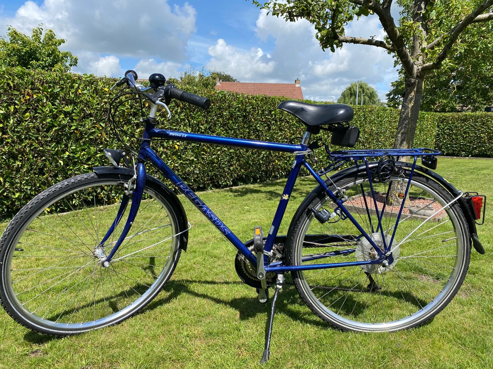 Herenfiets pegasus, Fietsen en Brommers, Minder dan 10 versnellingen, Gebruikt, Schijfrem, Ophalen