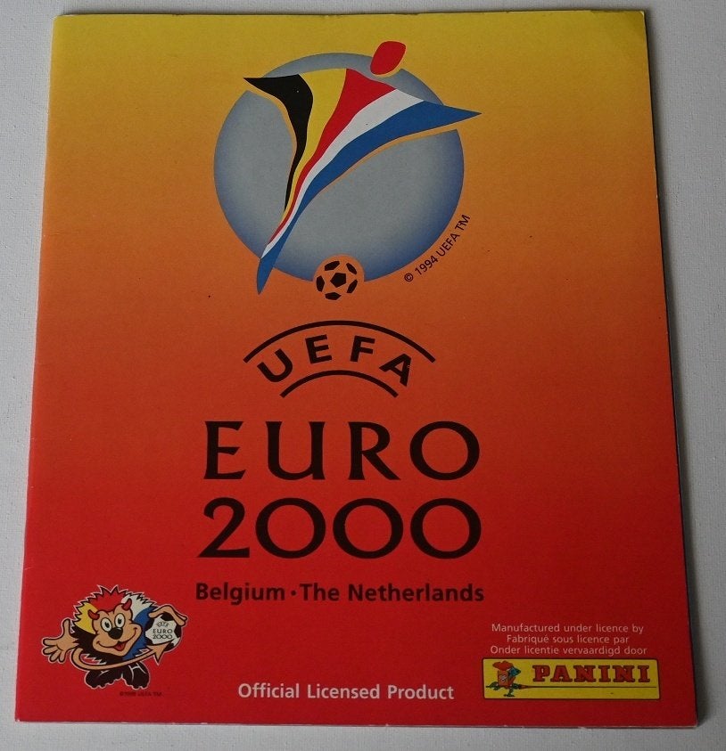 Panini/Album vide/Euro 2000, Enlèvement ou Envoi, Comme neuf, Affiche, Image ou Autocollant
