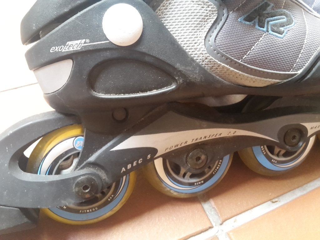 Rollerblades / skeelers, merk K2, dames, maat 39, gebruikt, Sport en Fitness, K2, Gebruikt, Ophalen of Verzenden, Inline skates 4 wielen