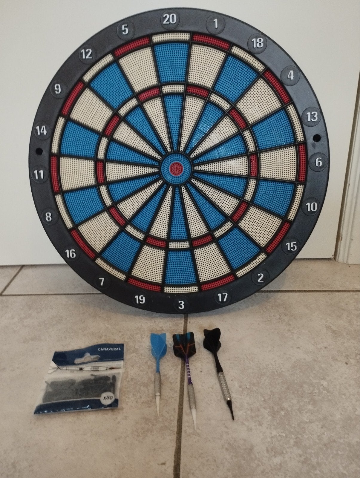 Dartbord met soft darts voor kinderen, Ophalen