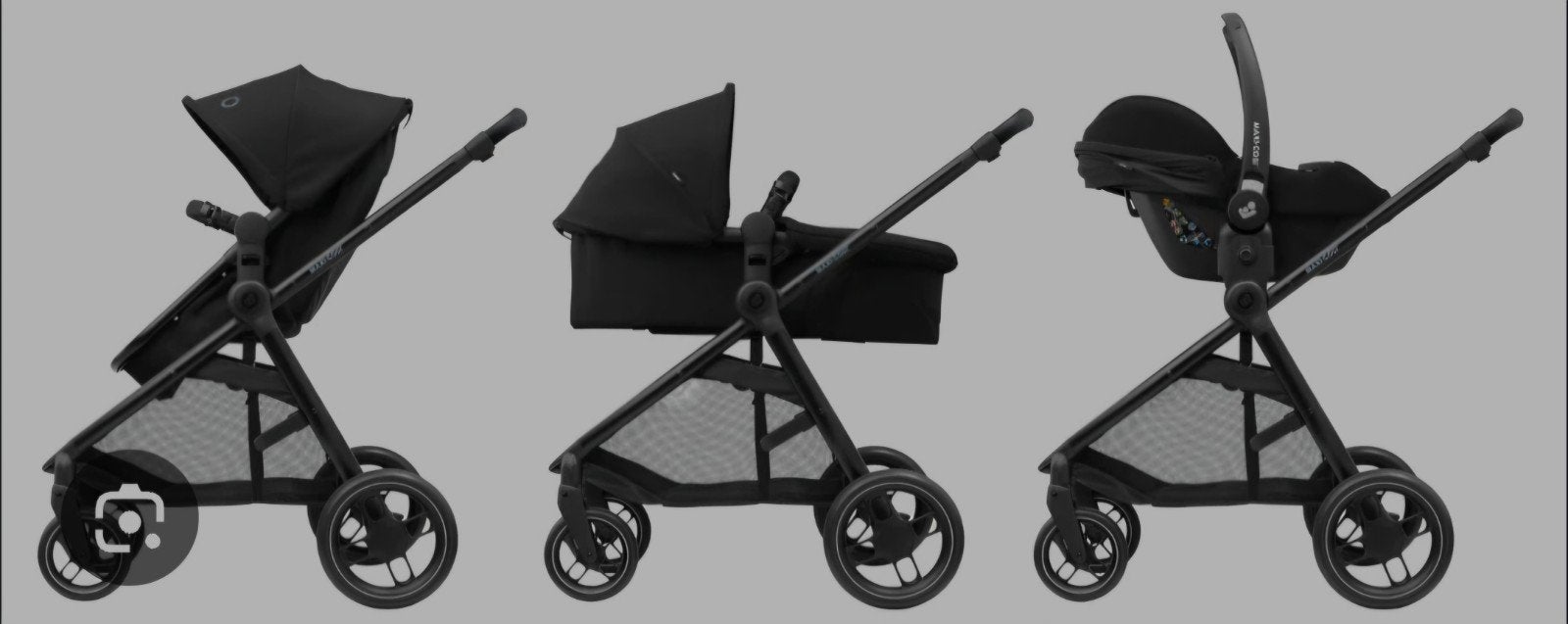 Maxi cosi zelia3, Kinderen en Baby's, Kinderwagens en Combinaties, Ophalen, Gebruikt, Combiwagen, Verstelbare duwstang