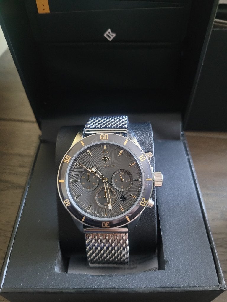 Titanio Agrippa SB001 horloge t.w.v € 499 nieuw!, Enlèvement ou Envoi, Étanche, Neuf, Argent
