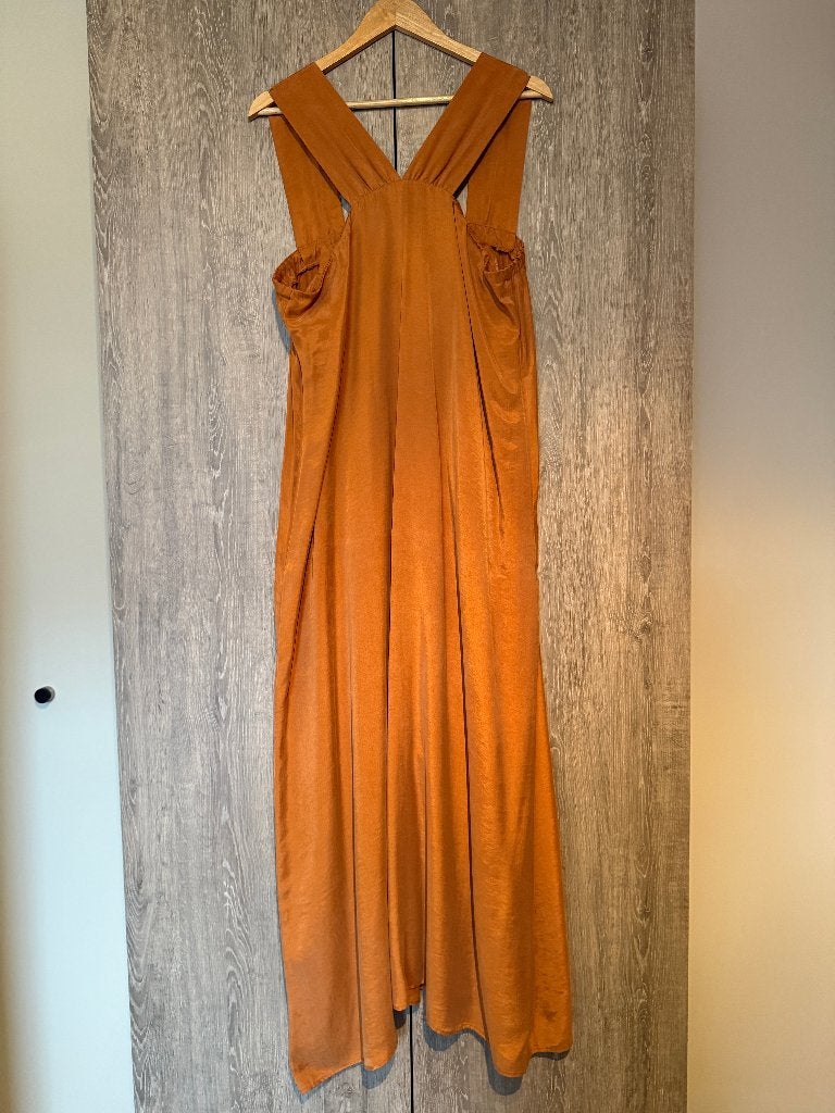 Lange jurk March23 (maat 40), Kleding | Dames, Maat 38/40 (M), Nieuw, Oranje, Ophalen of Verzenden