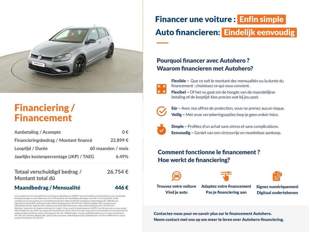 Volkswagen Golf GTI 2.0 TSI R BlueMotion 4Motion, Cuir, Argent ou Gris, Achat, Euro 6