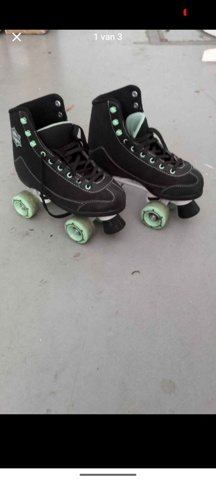 rolschaatsen, Ophalen, Zo goed als nieuw