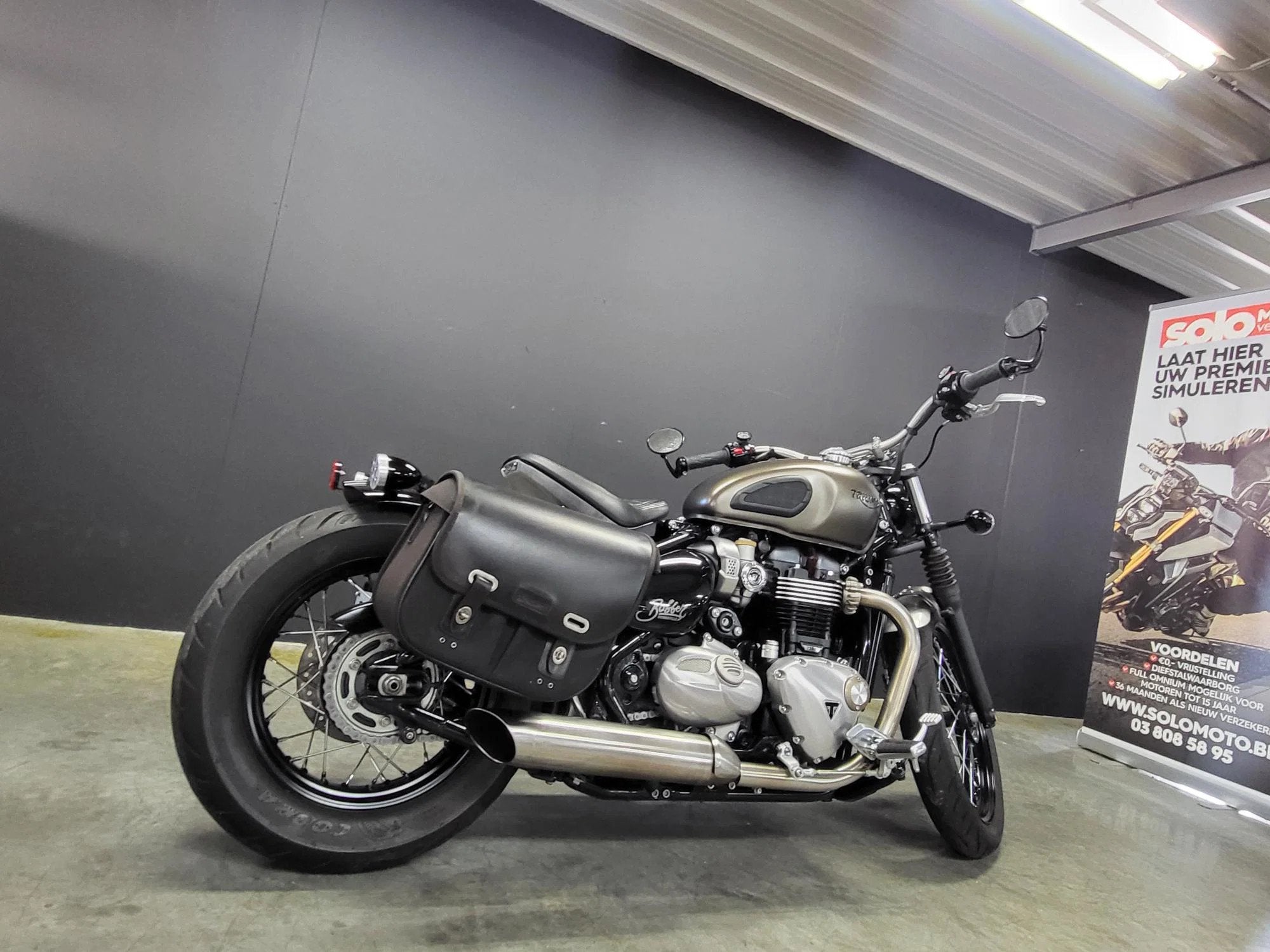 Triumph Boneville Bobber prachtige oldschool cruiser, Meer dan 35 kW, Overig, 1200 cc, Gebruikt
