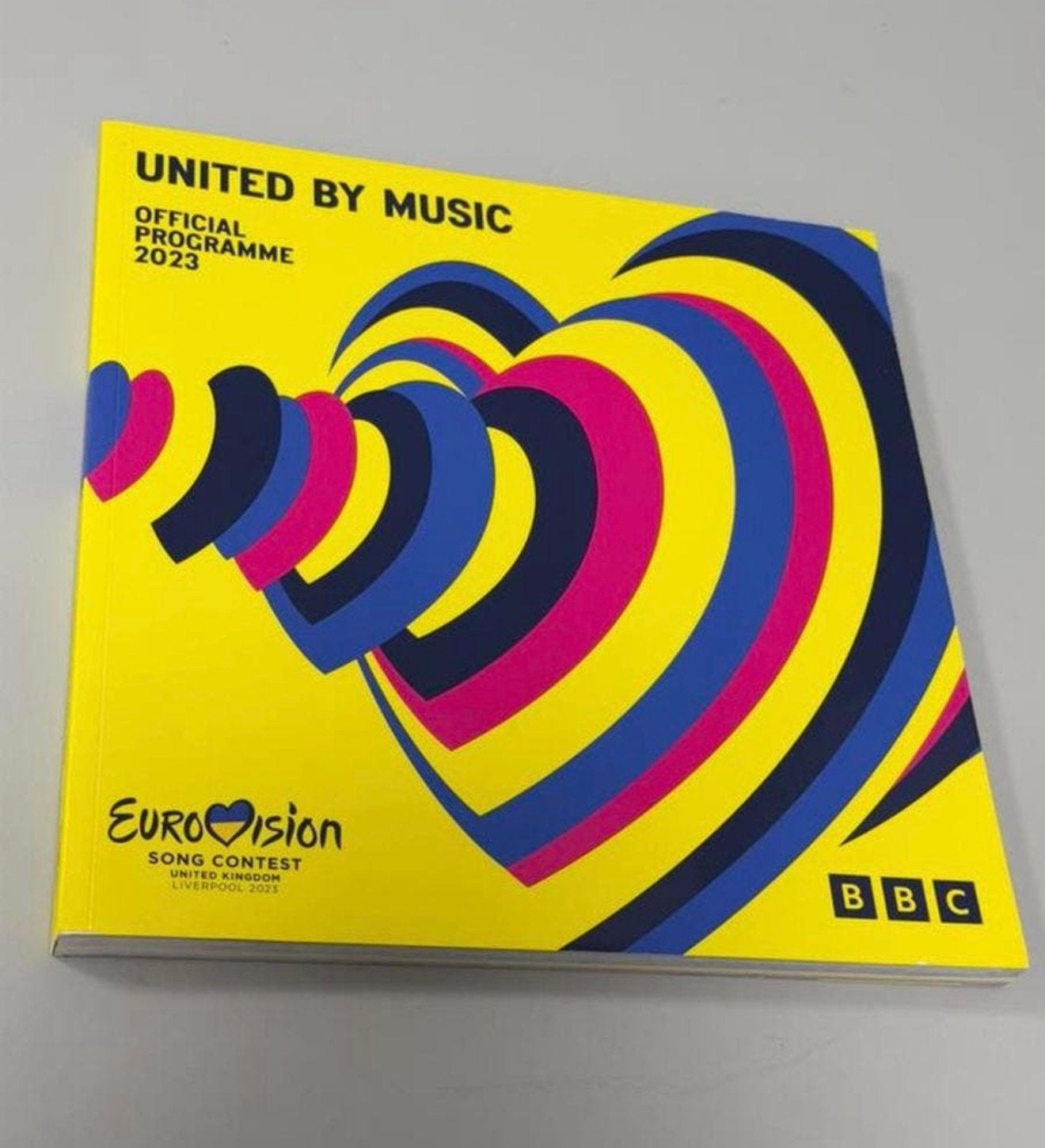 Eurovision Songfestival 2023 het Programma boek Liverpool, Ophalen of Verzenden, Zo goed als nieuw, Boek, Tijdschrift of Artikel