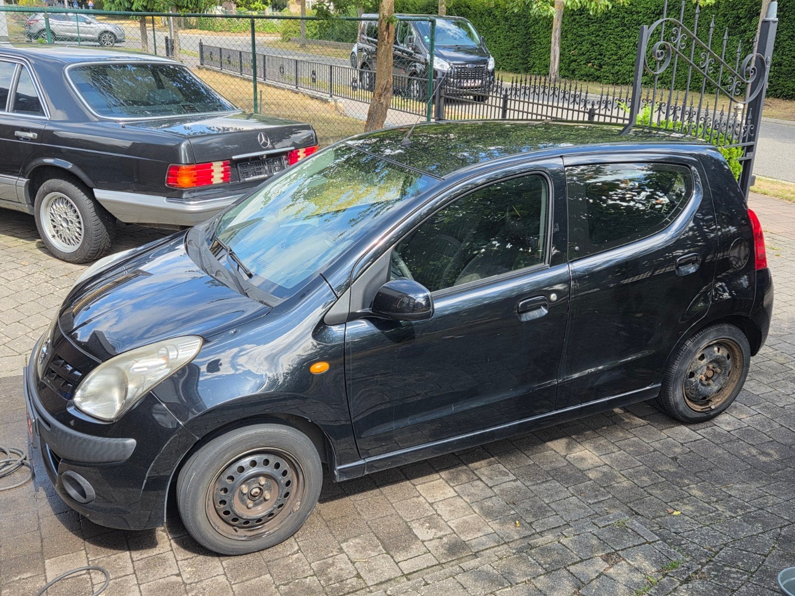 Nissan Pixo 1.0 Benzine + LPG | BRC | 2010, Auto's, Voorwielaandrijving, 4 deurs, Zwart, Handgeschakeld