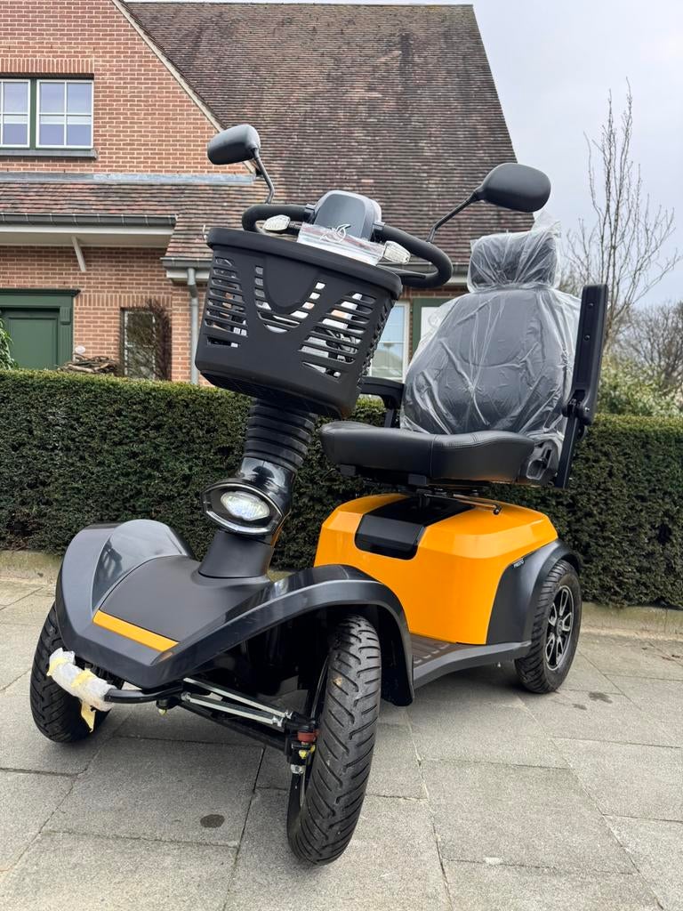 Scootmobiel L & M Presto Voiturette électrique ( etat neuf ), Enlèvement ou Envoi, Pliant, Comme neuf, Fauteuil roulant électrique