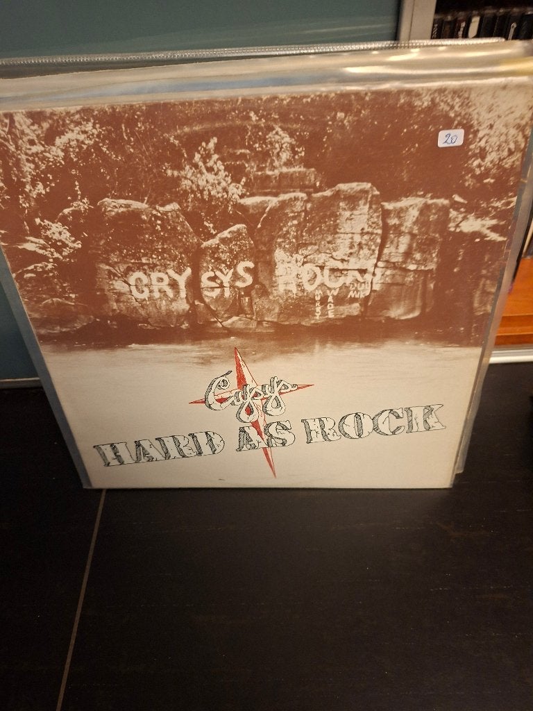 lp - crysys - hard as rock - bak 6, Heavy metal, Enlèvement ou Envoi, Comme neuf, Housse de protection extérieure