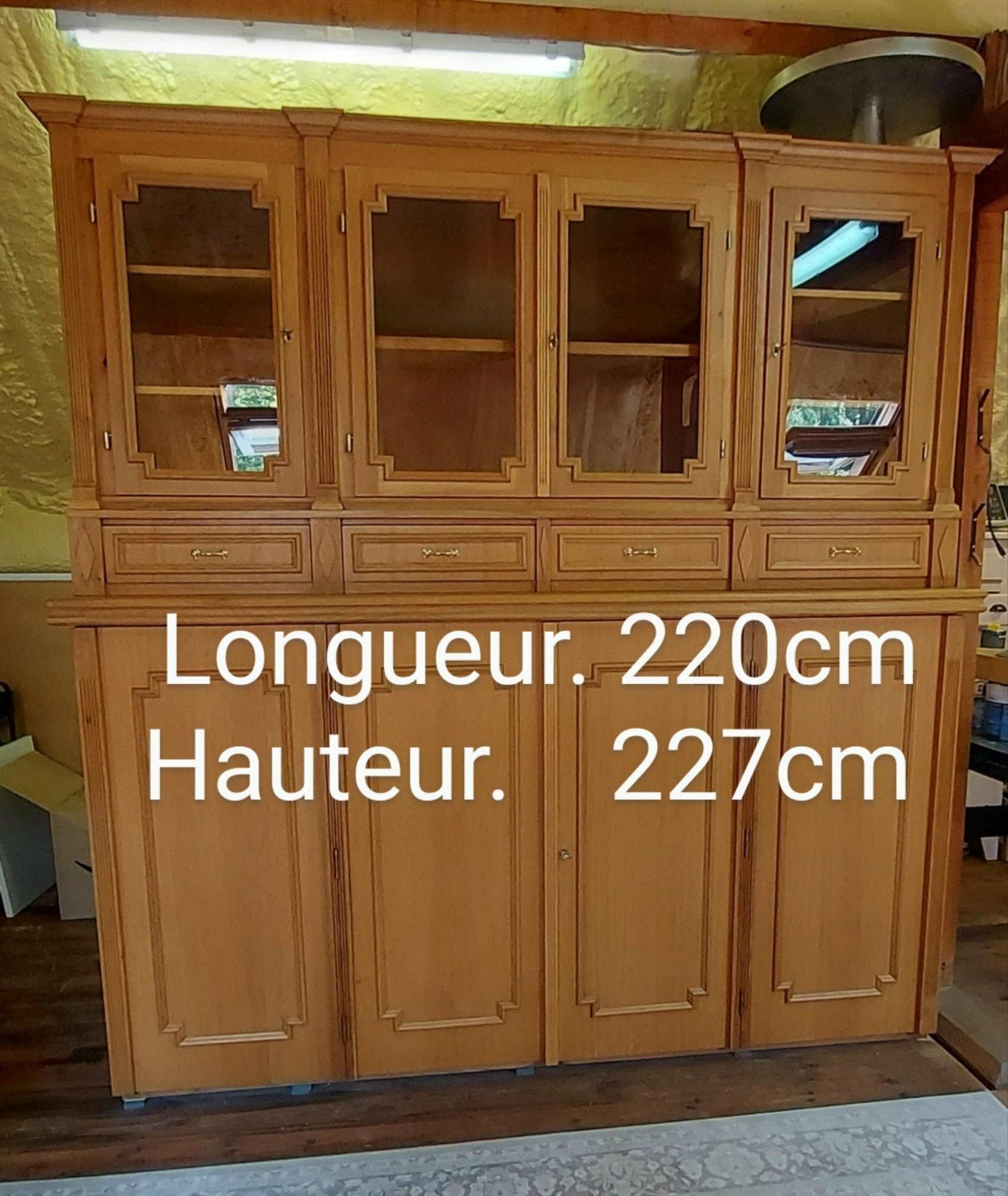 bibliothèque avec lit intégré, Enlèvement, Comme neuf, Bois, Démontable