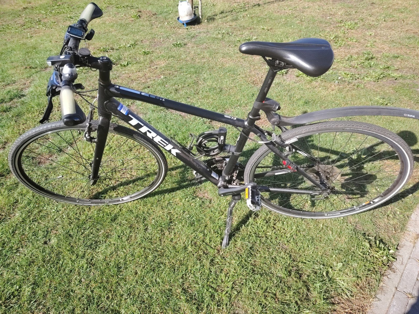 fiets trek, Ophalen