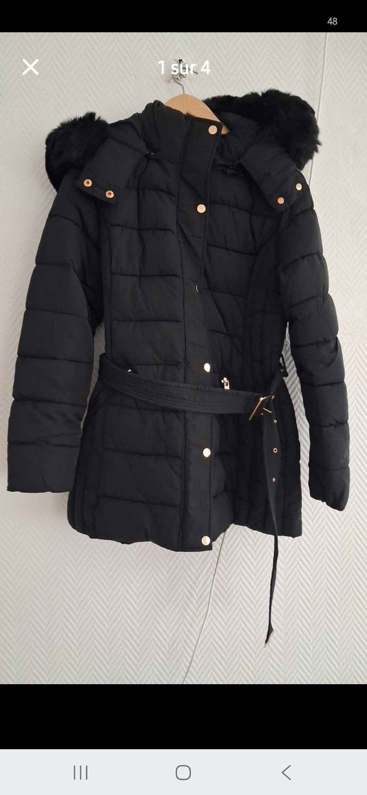 veste neuve jamais porté femme, Enlèvement
