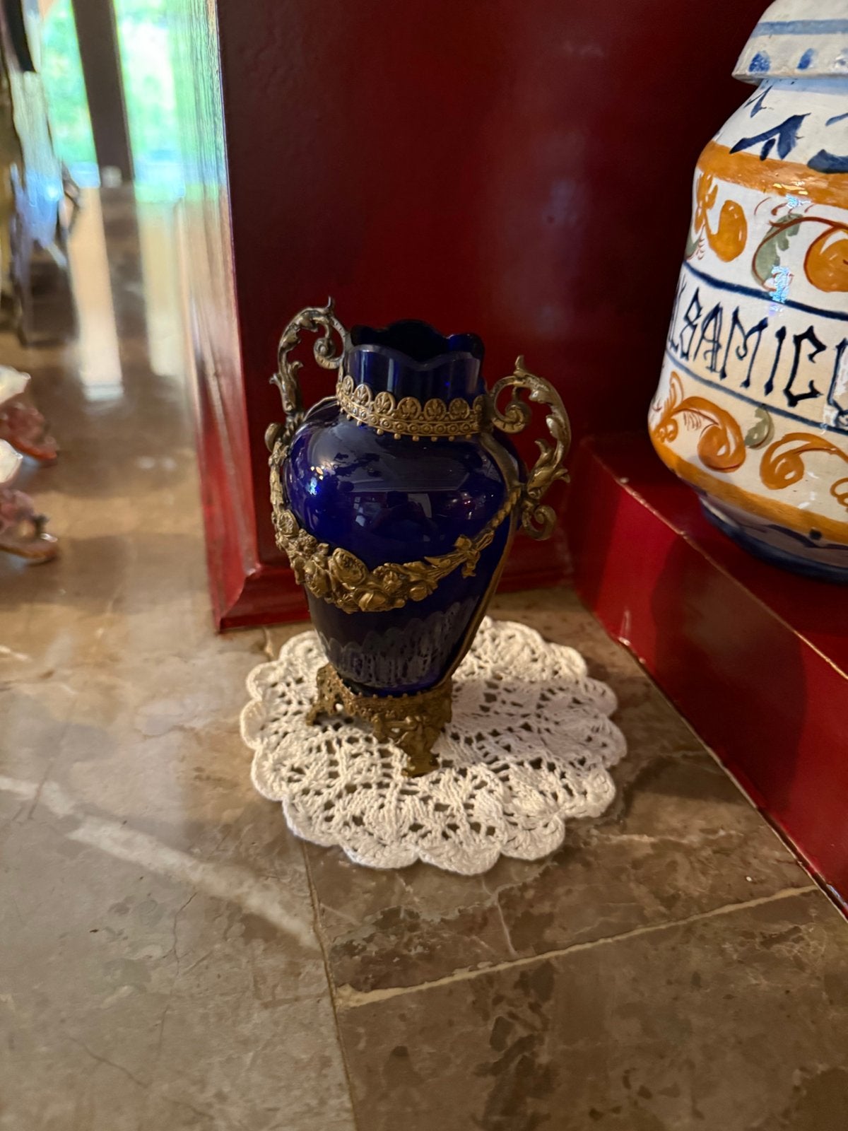 Decoratieve vazen, Ophalen