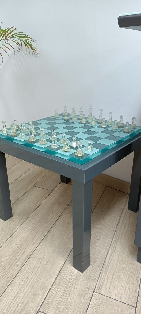 Jeu d échec sur table basse Ikea, Maison & Meubles, Tables | Tables d'appoint, Comme neuf, Verre, Enlèvement