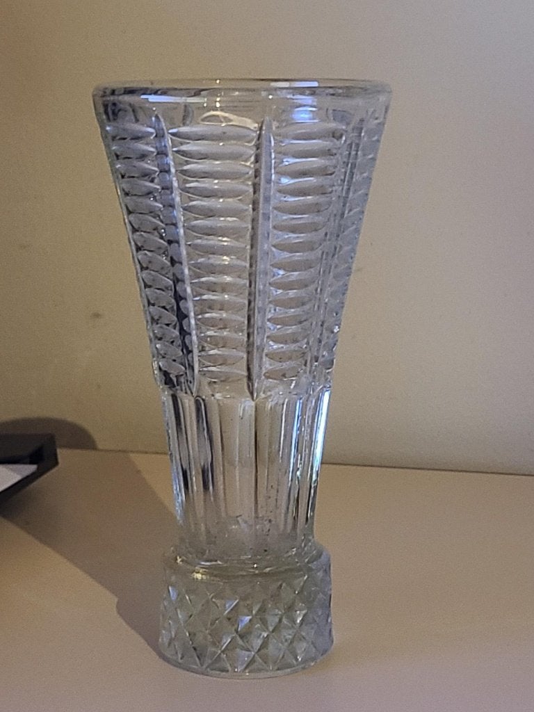 vaas, Huis en Inrichting, Woonaccessoires | Vazen, Ophalen of Verzenden, Zo goed als nieuw, Glas