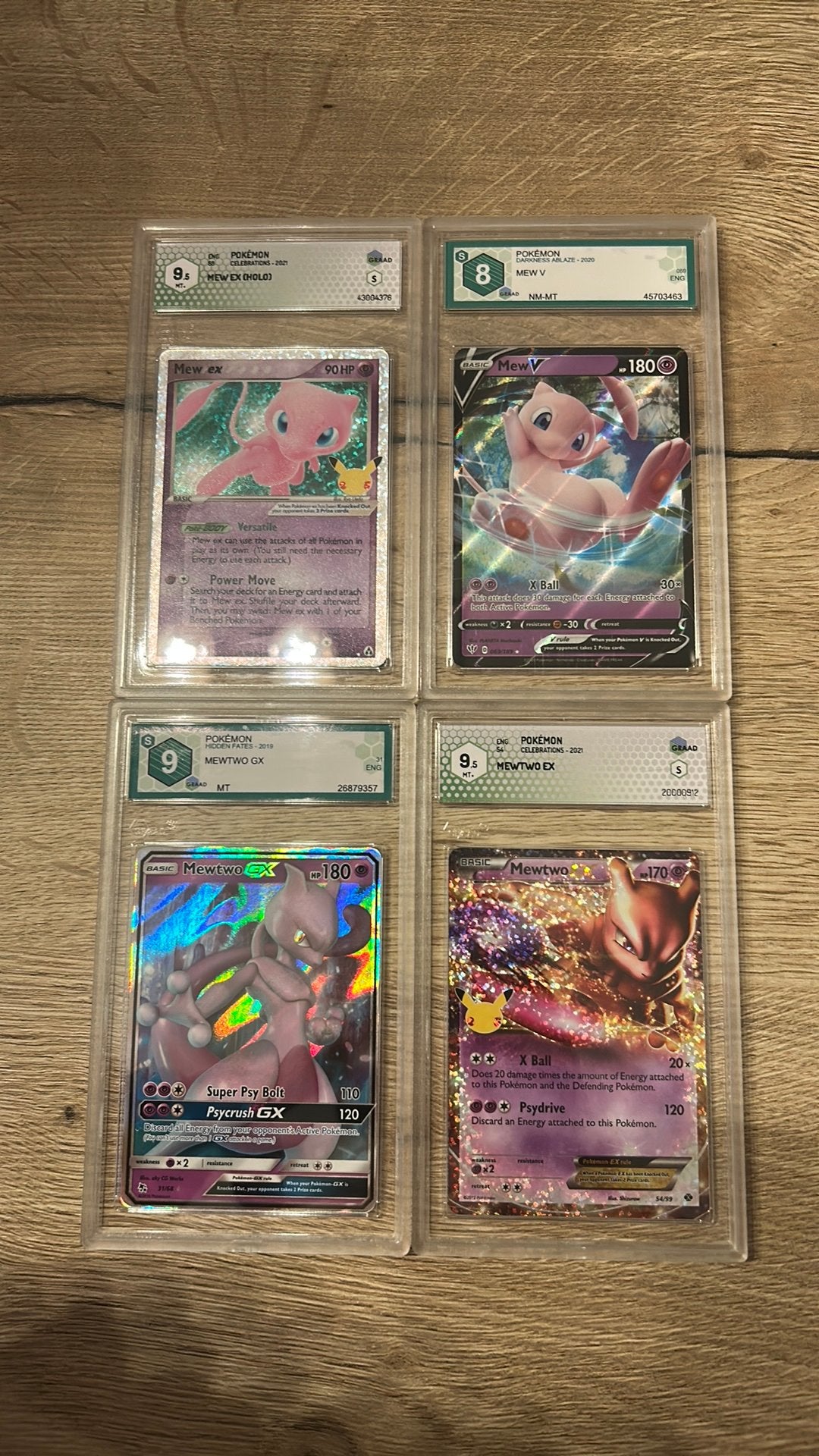 Pokemon Graded Mew & Mewtwo, Enlèvement ou Envoi, Comme neuf