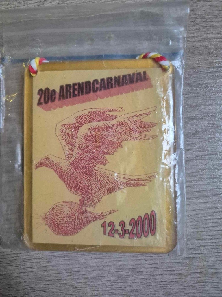 Carnaval medaille Arend carnaval 2000, Ophalen of Verzenden