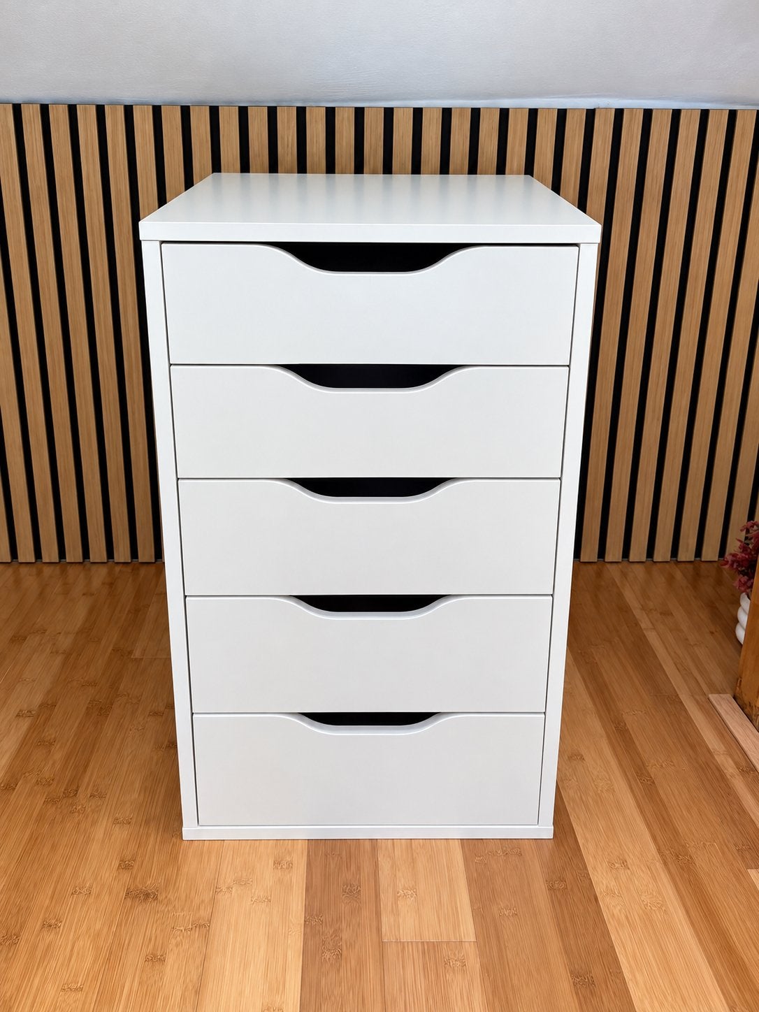 IKEA ALEX ladekast wit – 5 lades – Goede staat, Ophalen, Zo goed als nieuw