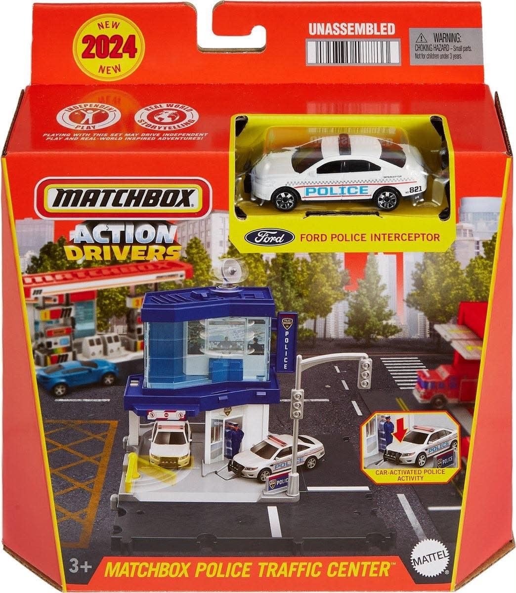 Matchbox Action Drivers Police Station, Ophalen of Verzenden, Nieuw, Auto