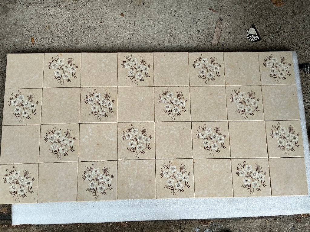 Vintage Tegeltjes sphinx 1986, Ophalen, Nieuw, Minder dan 20 cm, Wandtegels