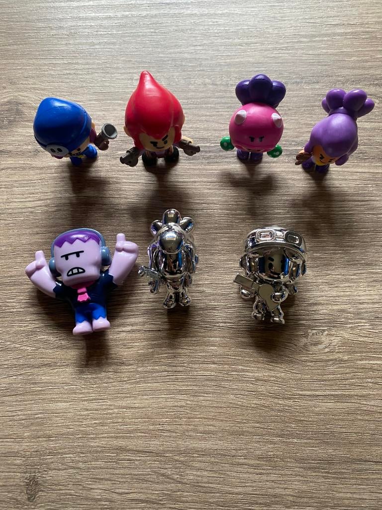 7 pièces de Brawl Stars - série 1 - Supercell, Collections, Enlèvement ou Envoi, Comme neuf