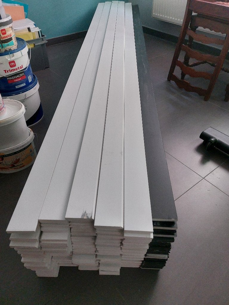 Plinthes mdf pré-peinte, Bricolage & Construction, Enlèvement, Neuf, MDF, Plinthes