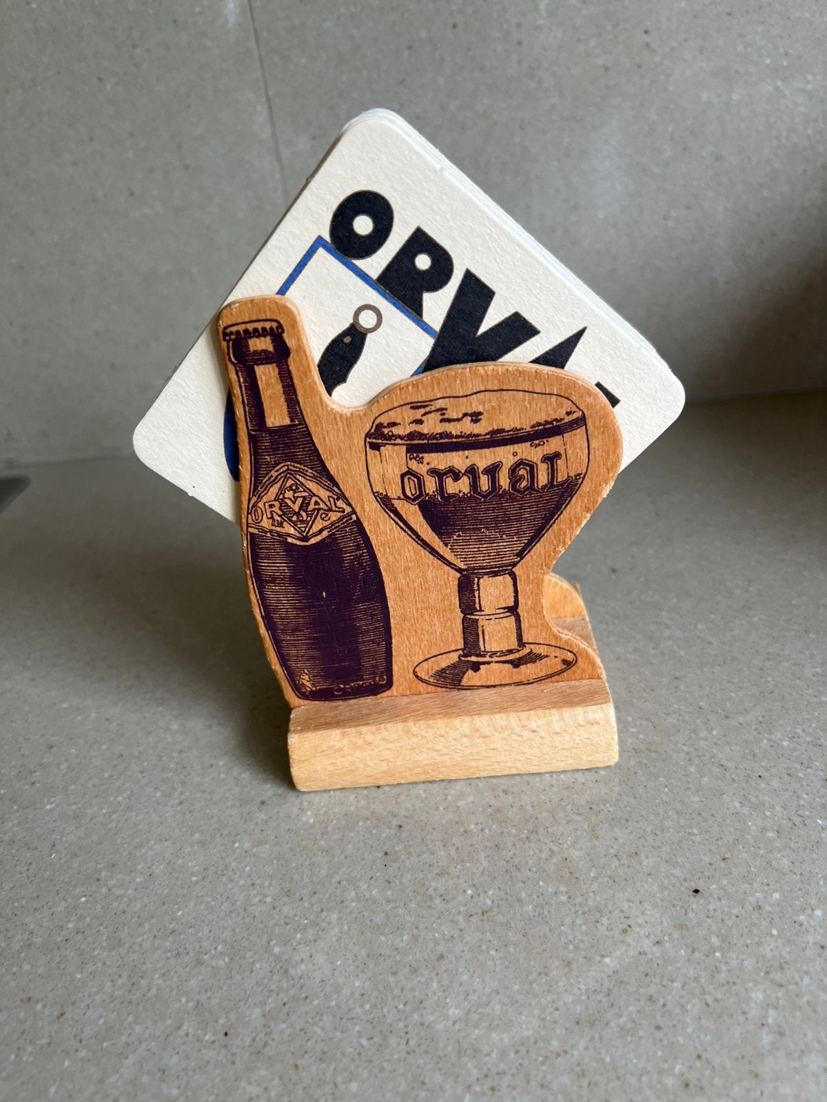 Porte-cartes à bière Orval voir description, Enlèvement ou Envoi, Comme neuf, Sous-bock, Autres marques