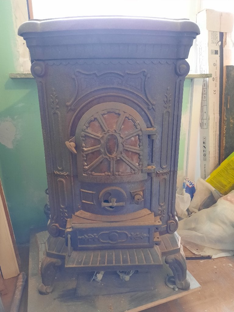 Houtkachel/allesbrander, Ophalen, Gebruikt, Vrijstaand, Hout