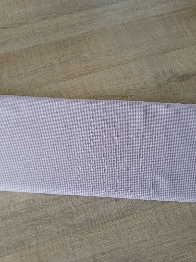 Coupon katoen ruitjes paars (3,20 m), 120 cm of meer, Paars, Ophalen of Verzenden, Katoen