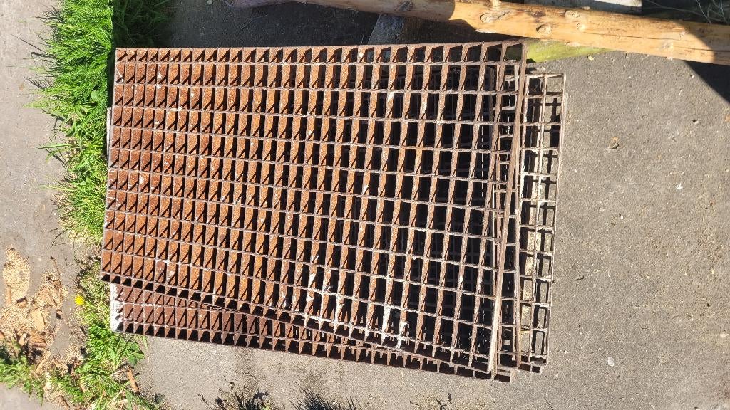 Metalen roosters, Doe-het-zelf en Bouw, Metalen, Ophalen, Gebruikt, IJzer
