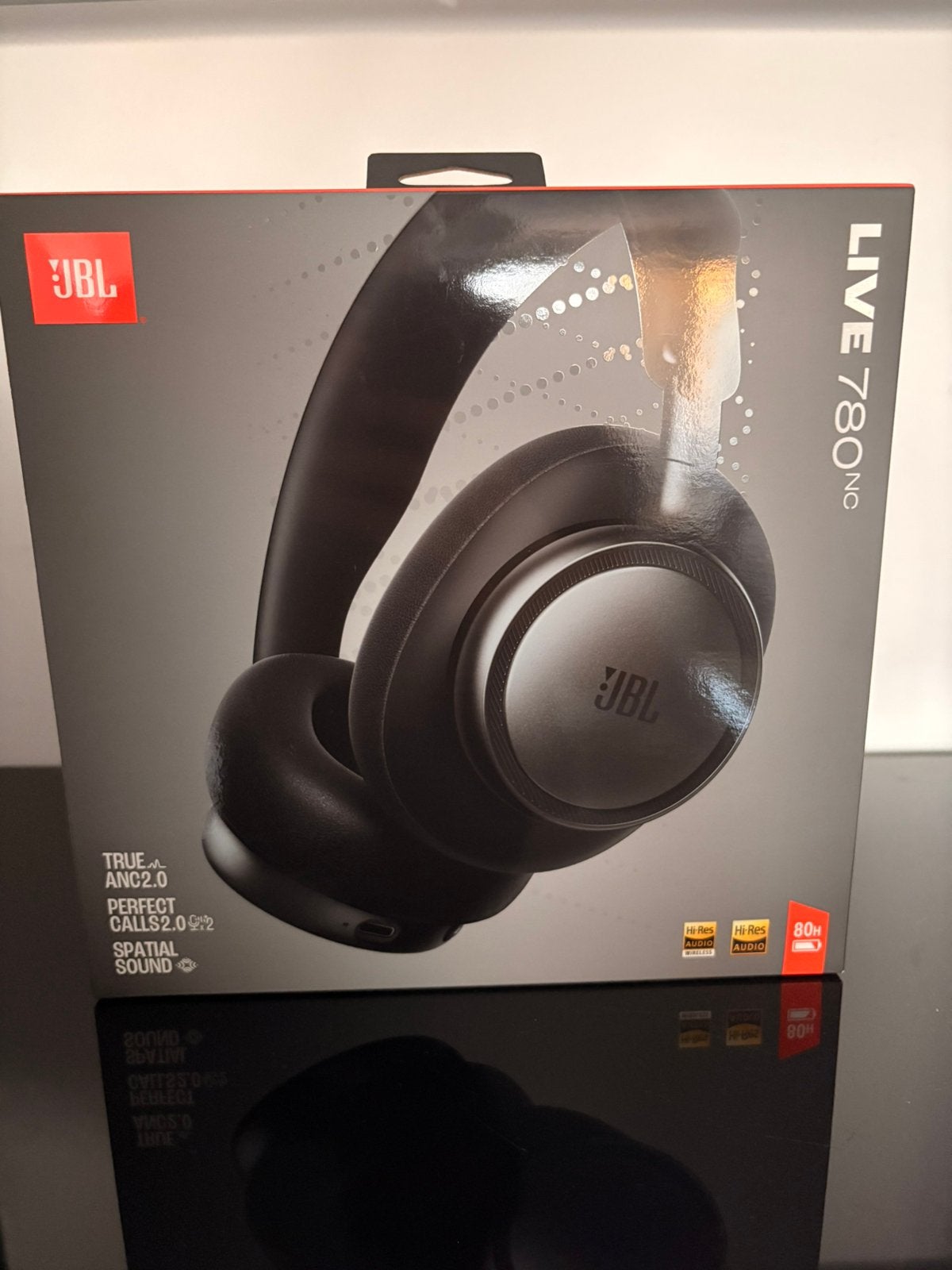 JBL LIVE 780NC, Neuf, Ouvert, Bluetooth, Noir