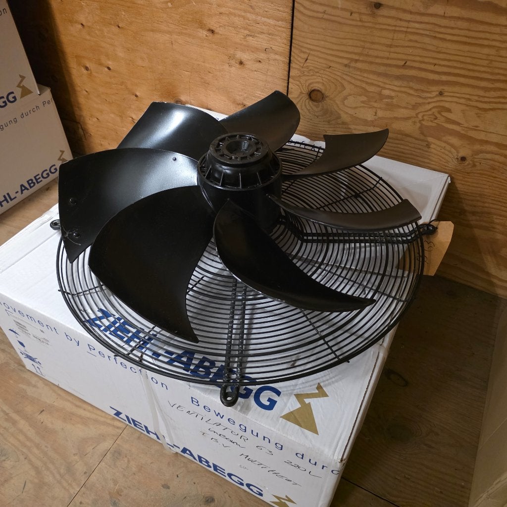 Ventilator Ø63 - 220V ZIEHL ABEGG inbouw, Ophalen of Verzenden, Nieuw, Ventilator