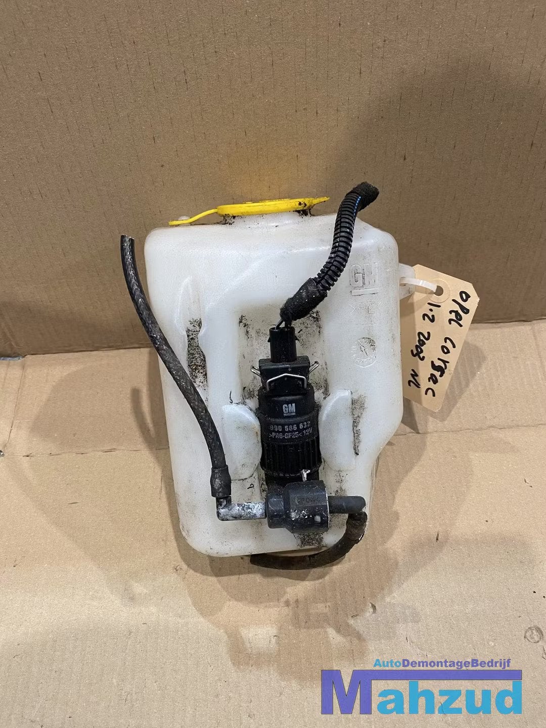OPEL CORSA C Ruitensproeitank reservoir ruitensproeierpomp, Fabrikant BV, Utilisé, Info@fabrikant.eu, Fabrikantstraat 1
1000 AA  Amsterdam, NL