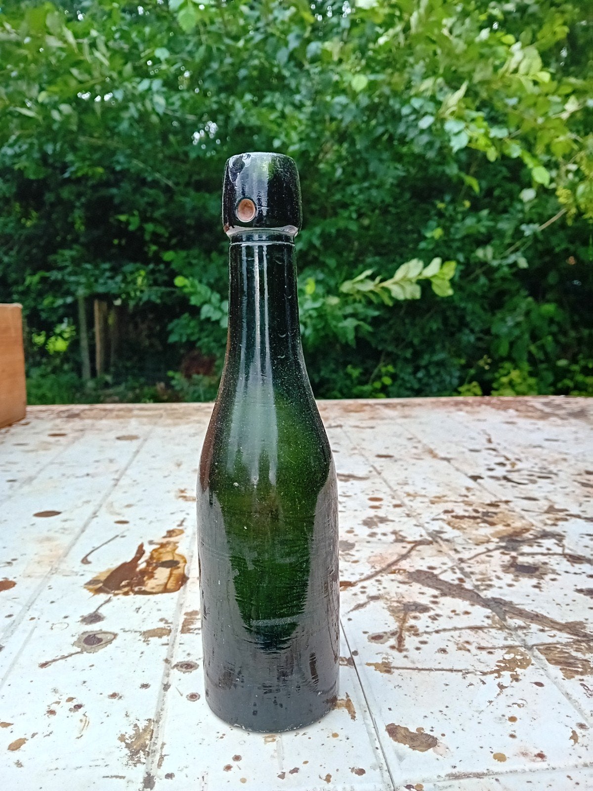 Oude vintage bierfles Lefevre, Verzamelen, Biermerken, Ophalen of Verzenden