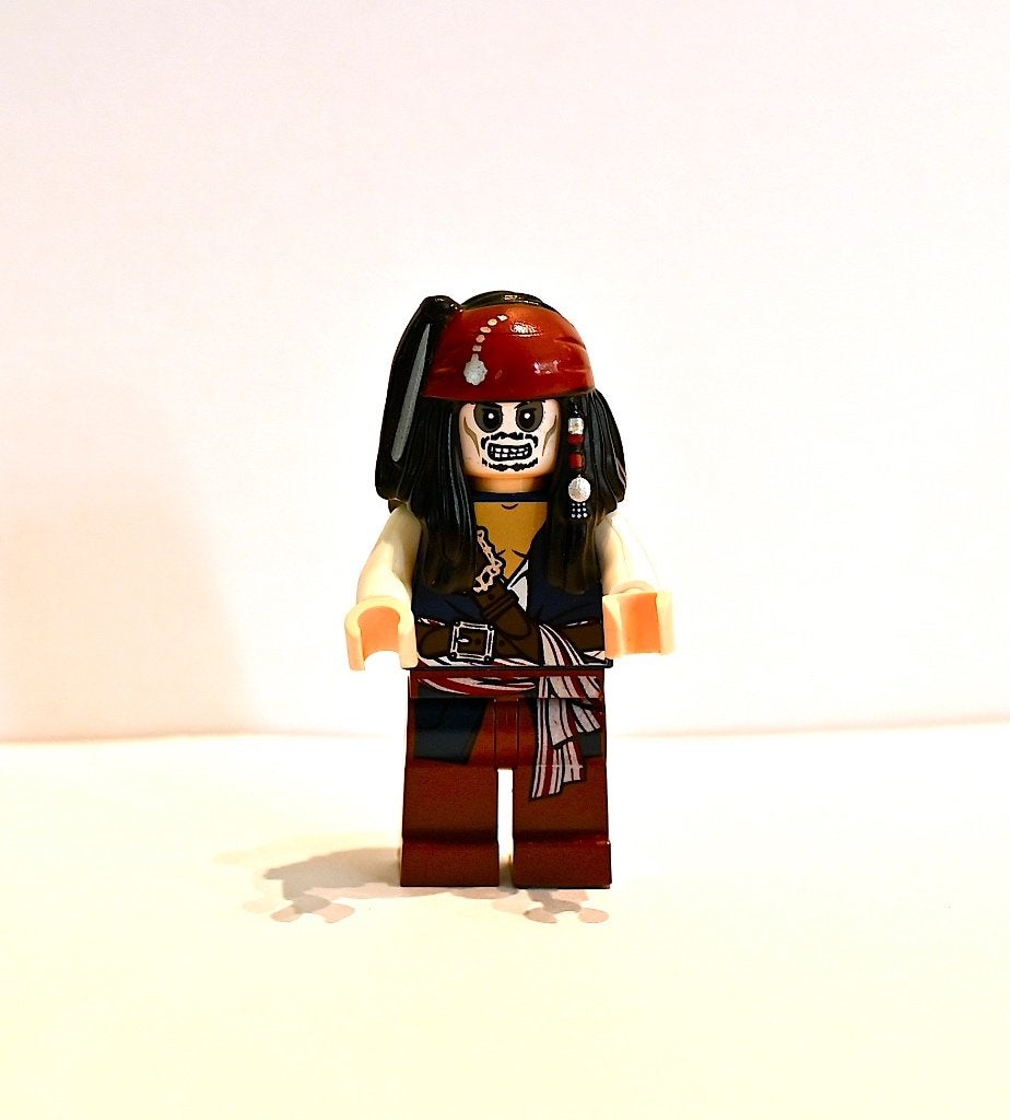 LEGO minifig Jack Sparrow skelet face NIEUW, Ophalen of Verzenden, Nieuw, Minifiguur, Lego