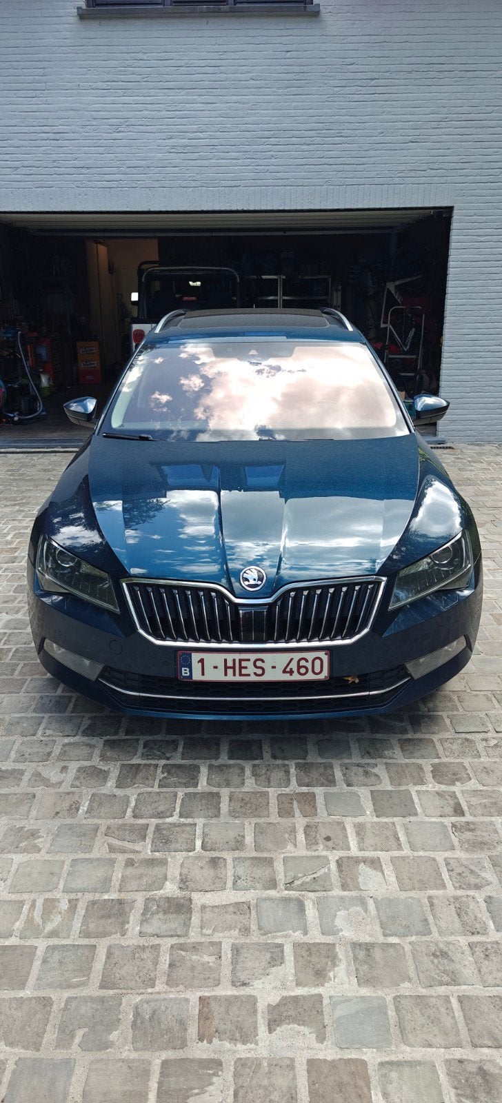 Skoda superb 2.0 TDI DSG, Autos, Cuir et Alcantara, Noir, 5 portes, Toit ouvrant