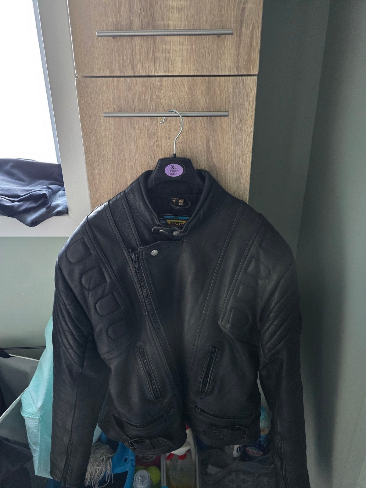 Mercury Moto Jas Lederen, Enlèvement ou Envoi, Taille 56/58 (XL)