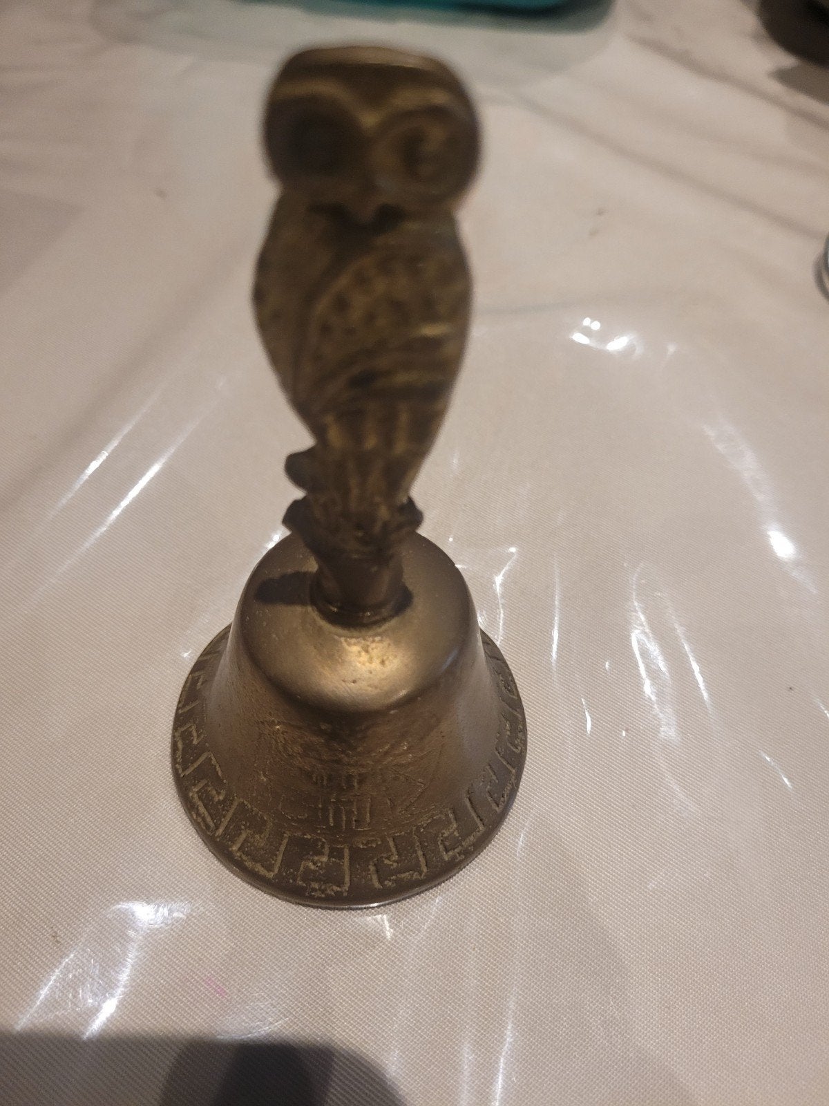 Oude tafelbel, Antiquités & Art, Antiquités | Bronze & Cuivre, Enlèvement