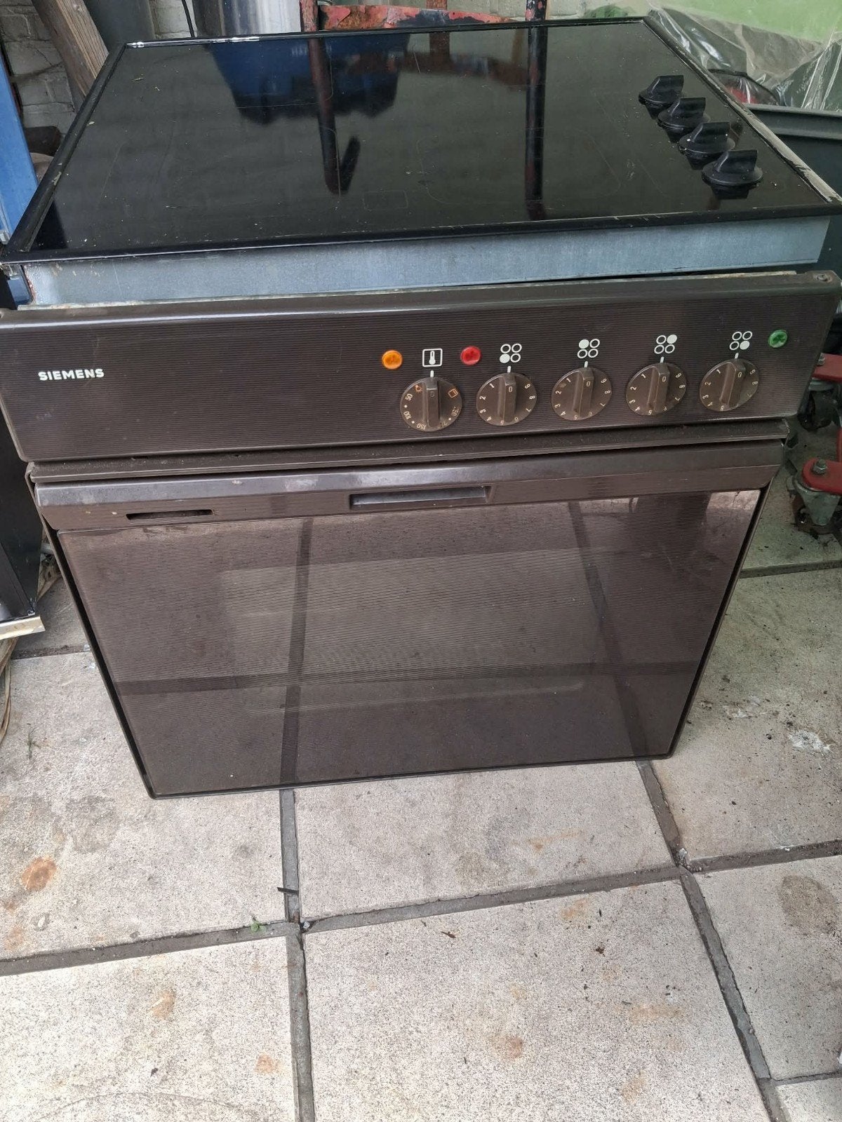 oven   kookplaat ceramische + dampkap, Elektronische apparatuur, Ophalen, Oven