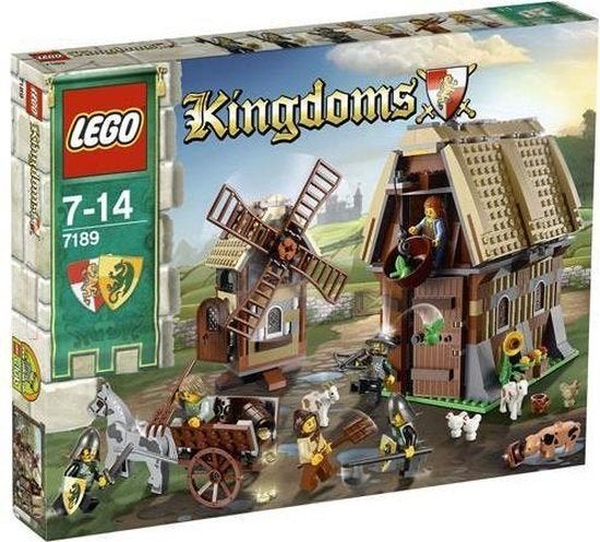 LEGO Castle Kingdoms 7189 Mill Village Raid TOP!!!, Enlèvement ou Envoi, Lego, Ensemble complet, Comme neuf
