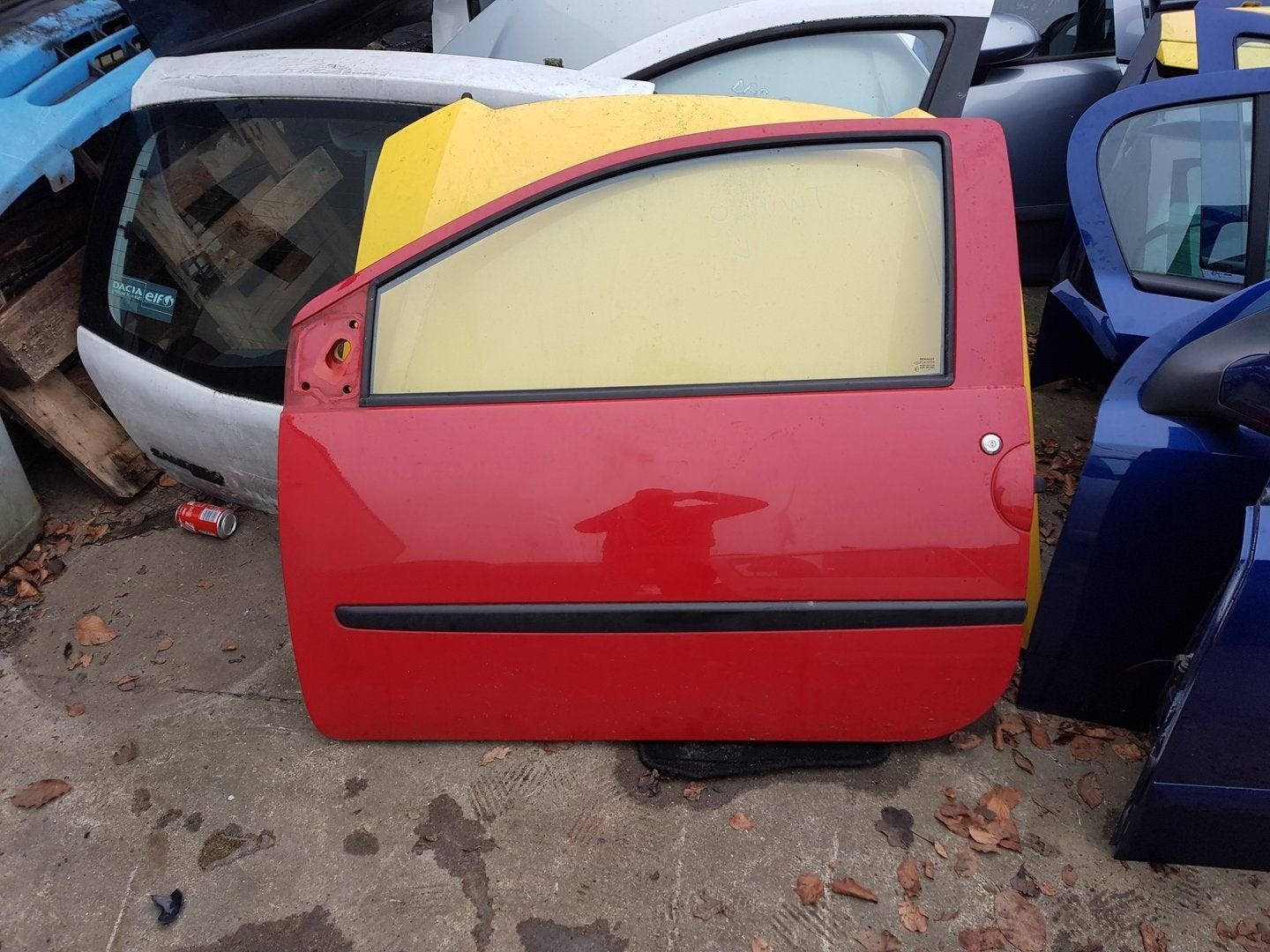 RENAULT TWINGO PORTIER LINKS BJ 2008, Autos : Pièces & Accessoires, Carrosserie & Tôlerie, Porte, Utilisé, Enlèvement ou Envoi