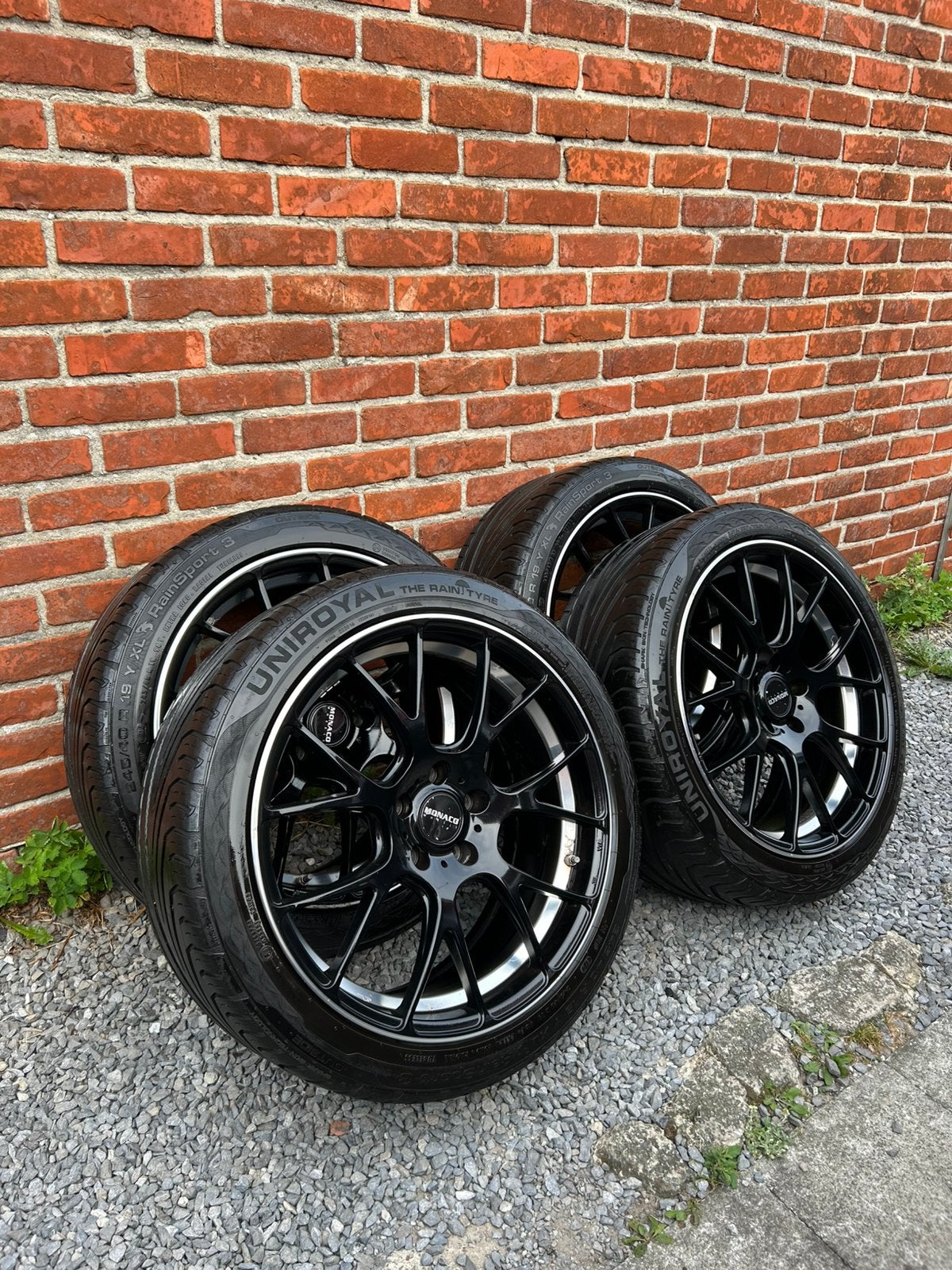 Velgen met Banden 19 inch 5x114.3 Japan Racing, Pneus et Jantes, 245 mm, Véhicule de tourisme, Pneus été