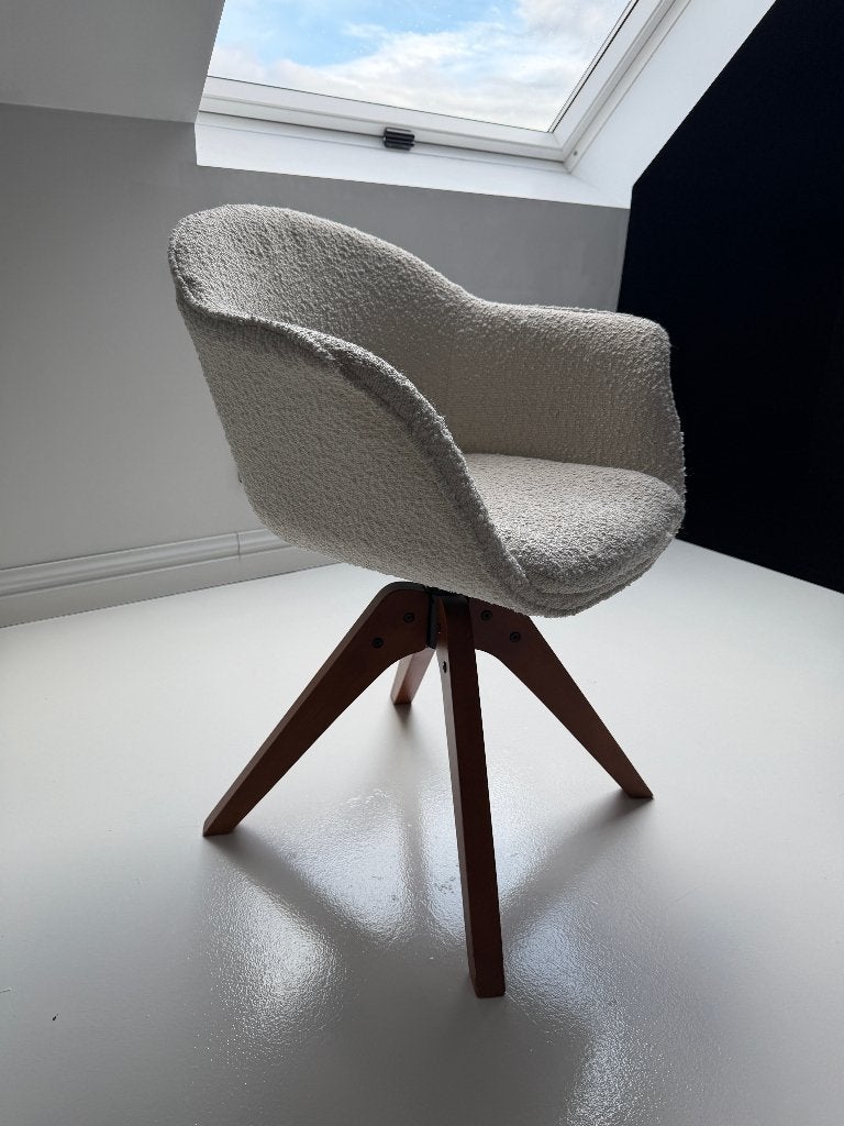 teddy stoel, Huis en Inrichting, Stoelen, Ophalen, Zo goed als nieuw, Wit, Hout