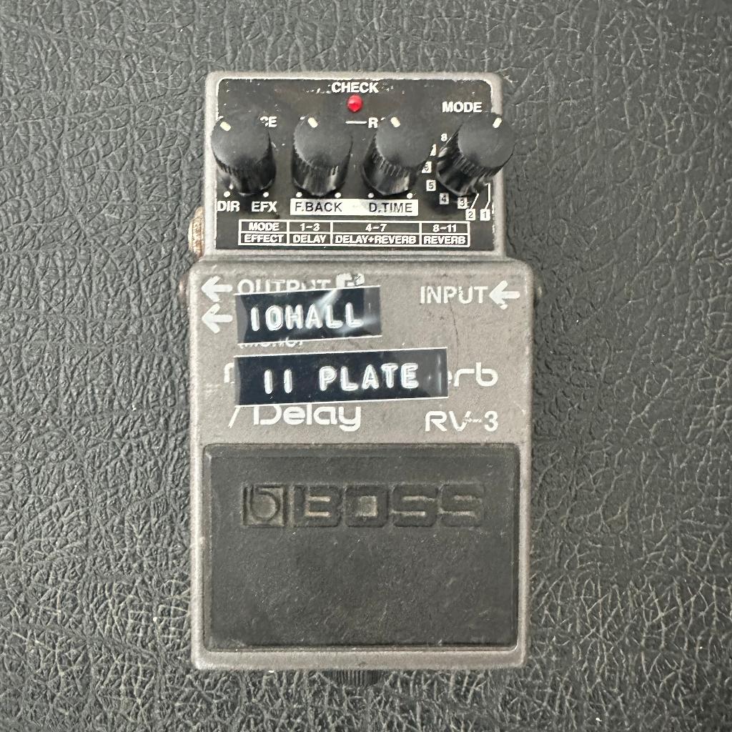 Réverbération/retard Boss RV-3, Musique & Instruments, Enlèvement ou Envoi, Utilisé, Delay ou Écho