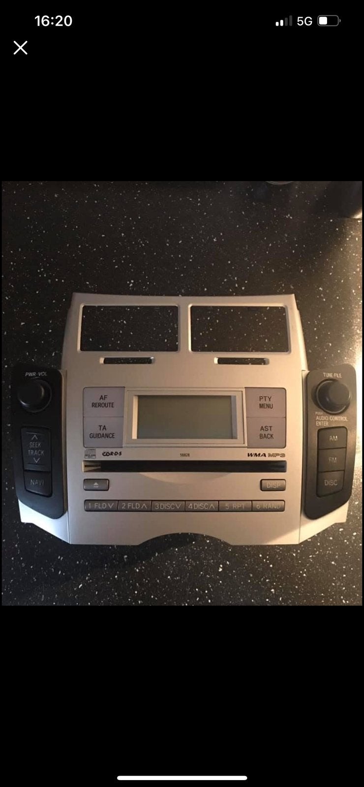 Autoradio Toyota Yaris vanaf 2006 tot 2011, Auto-onderdelen, Ophalen of Verzenden, Toyota