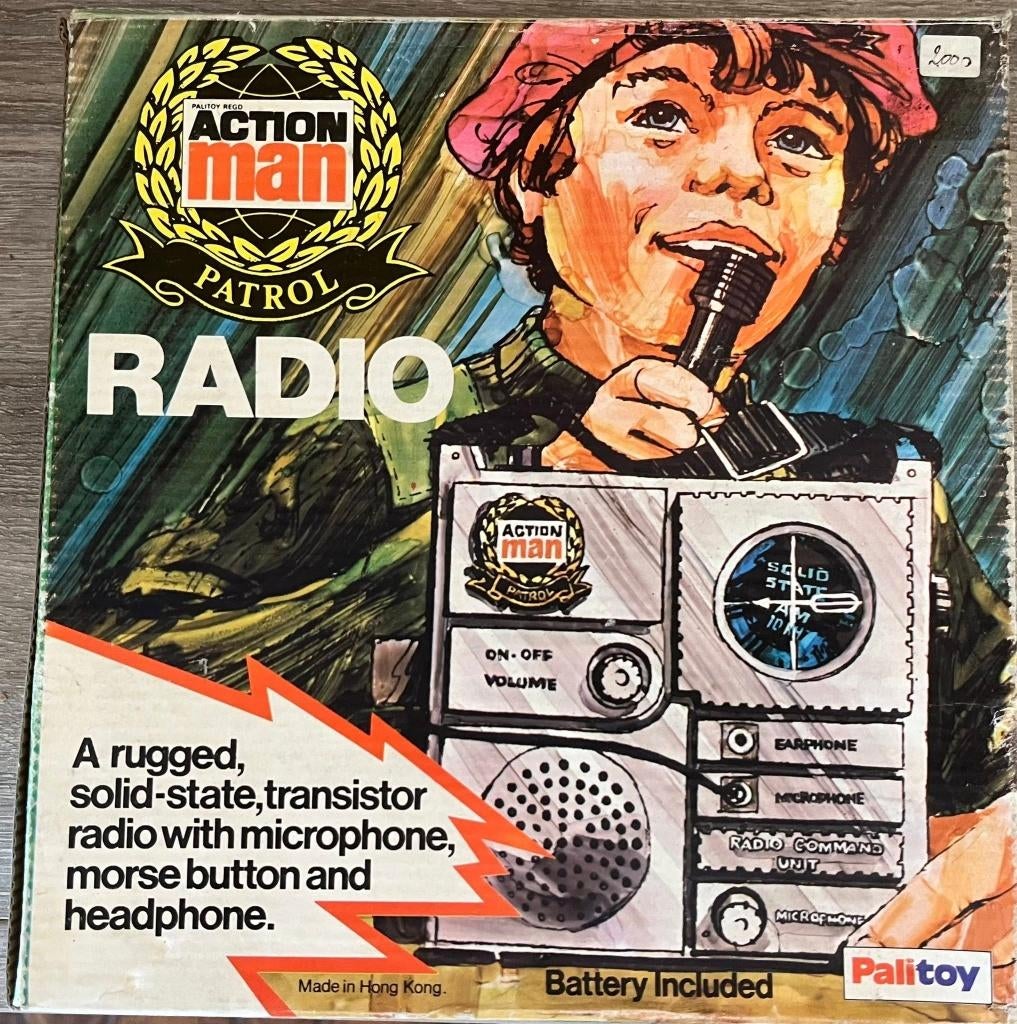 Vintage PALITOY Radio Action Man, Verzamelen, Ophalen of Verzenden, Nieuw