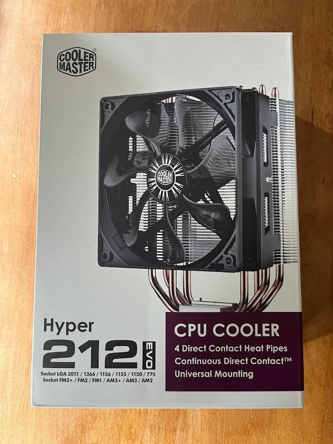 Cooler Master Hyper 212 EVO (nooit gebruikt), Computers en Software, Computerkoelers, Ophalen, Zo goed als nieuw, Luchtkoeling